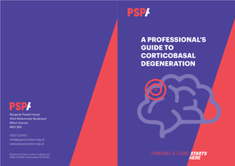 A Professional's Guide to Corticobasal Degeneration
