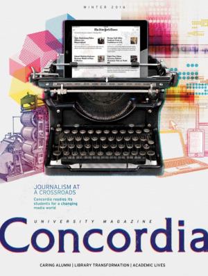 Winter 2016 | Concordia University Magazine