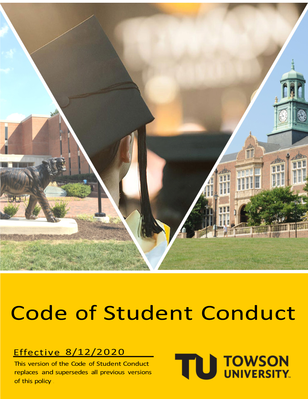 Towson University Code of Student Conduct