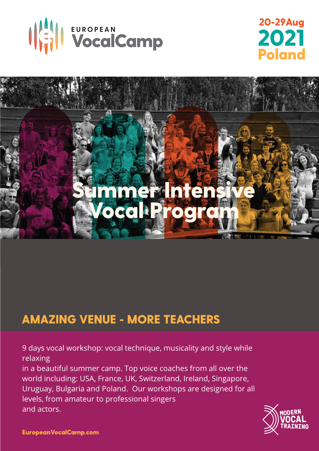 Summer Intensive Vocal Program