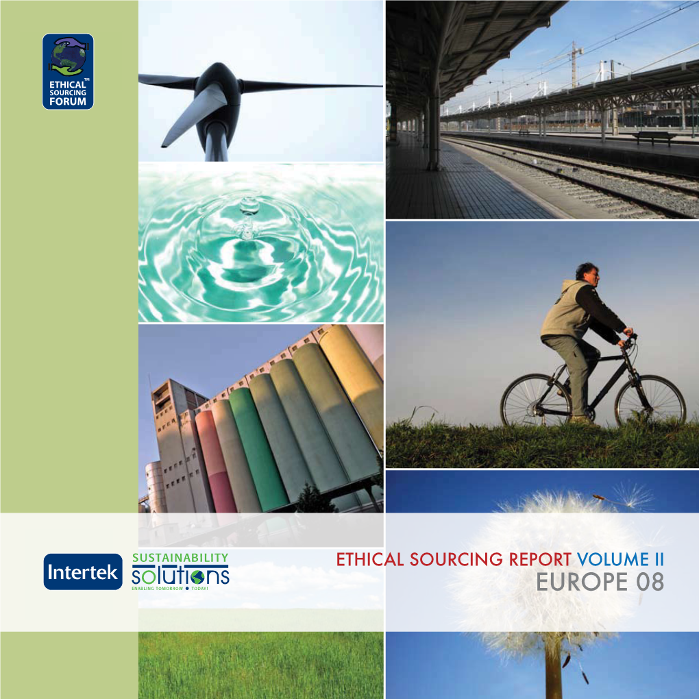 Ethical Sourcing Report