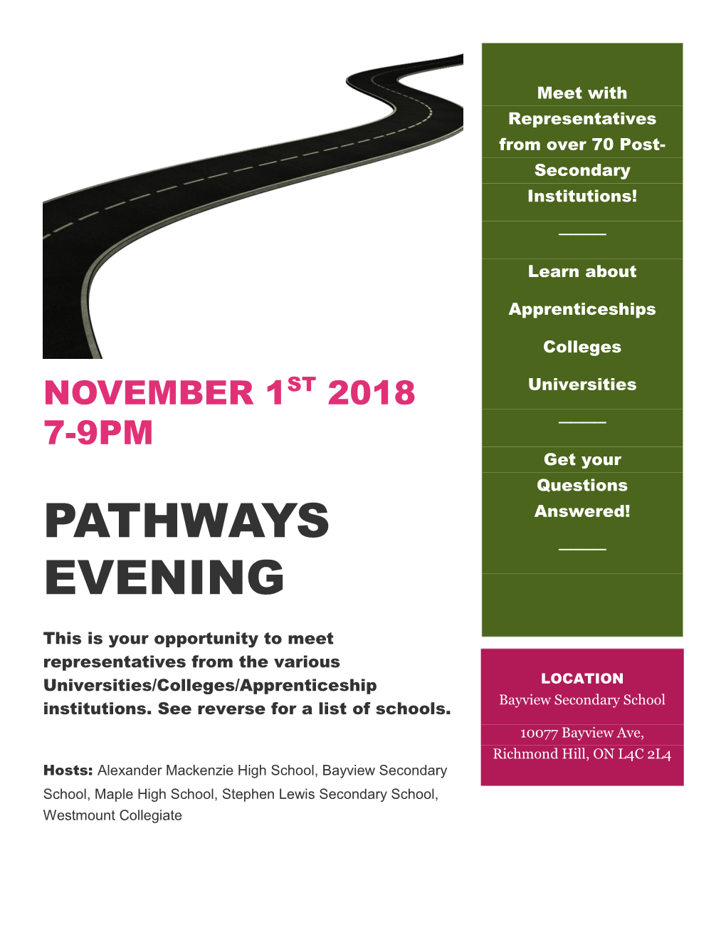 Pathways Evening