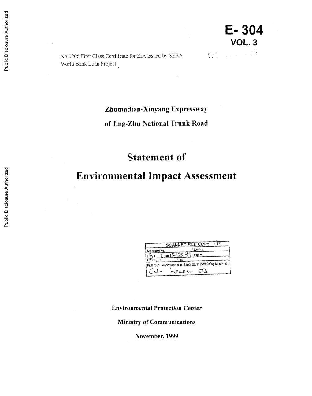 World Bank Document