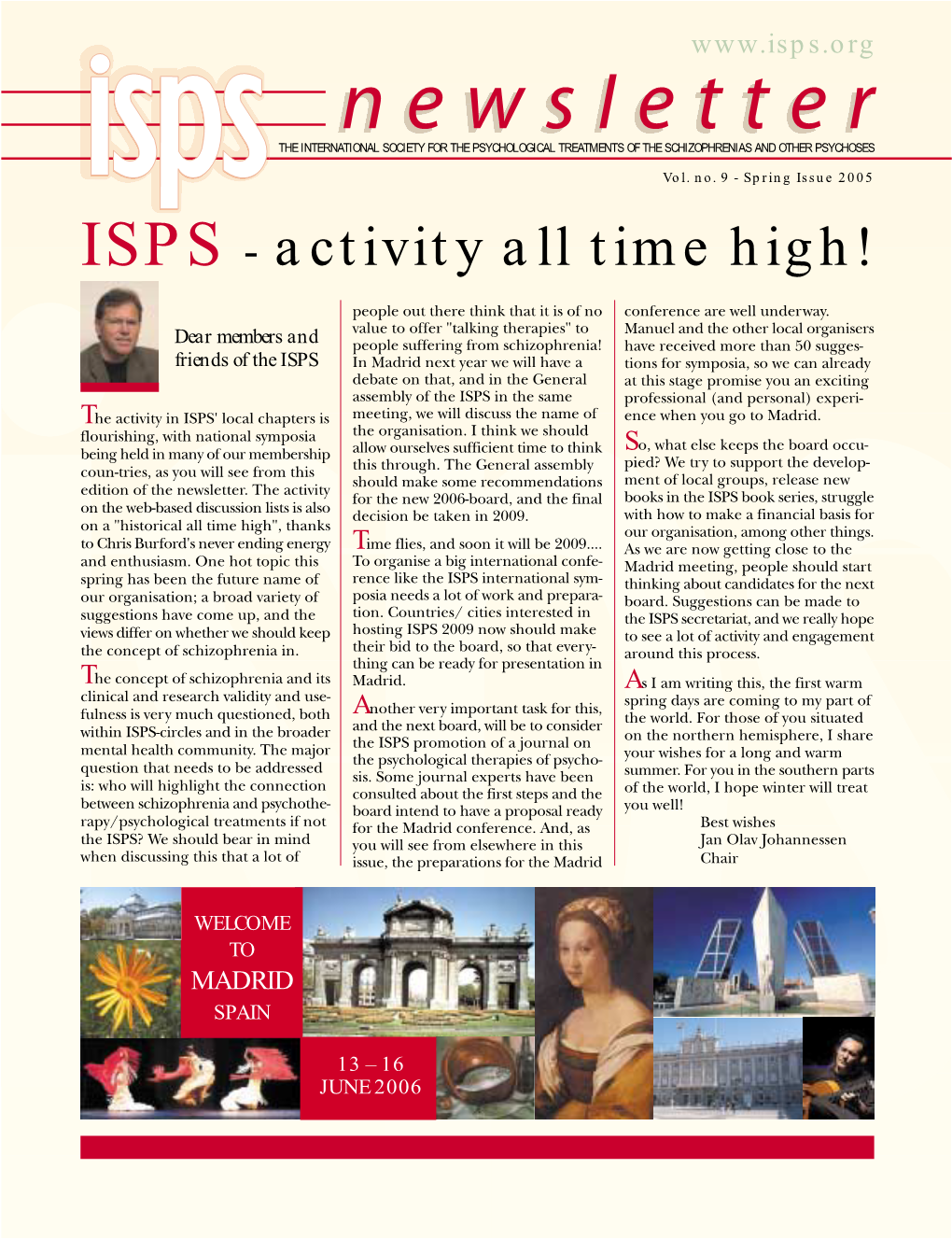 ISPS Newsletter Spring 2005