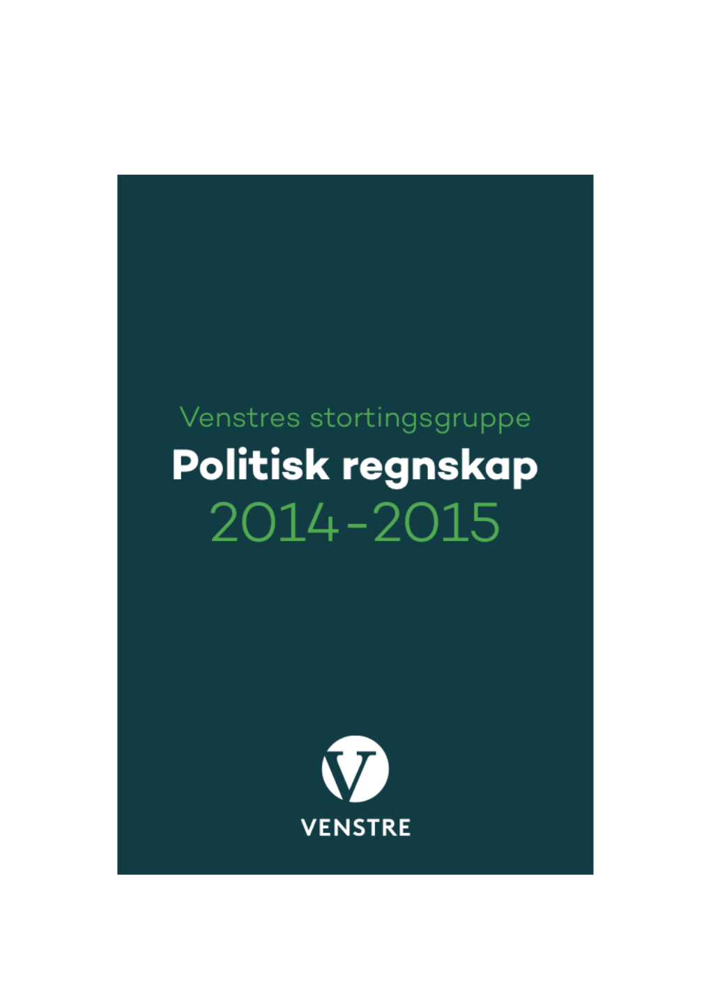 Politisk Regnskap for 2014-2015