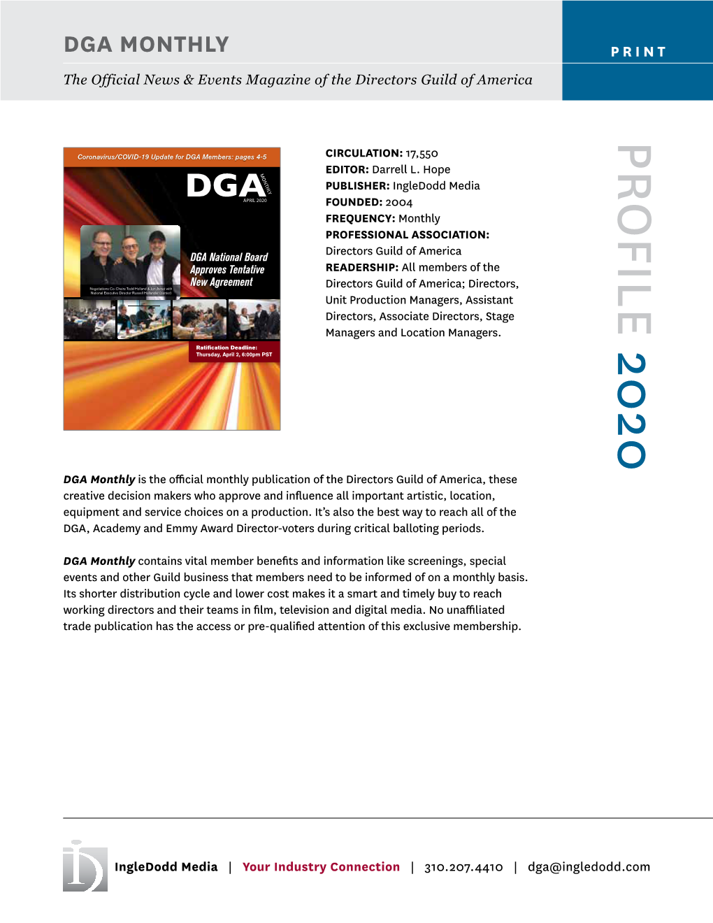 Dga Monthly Print