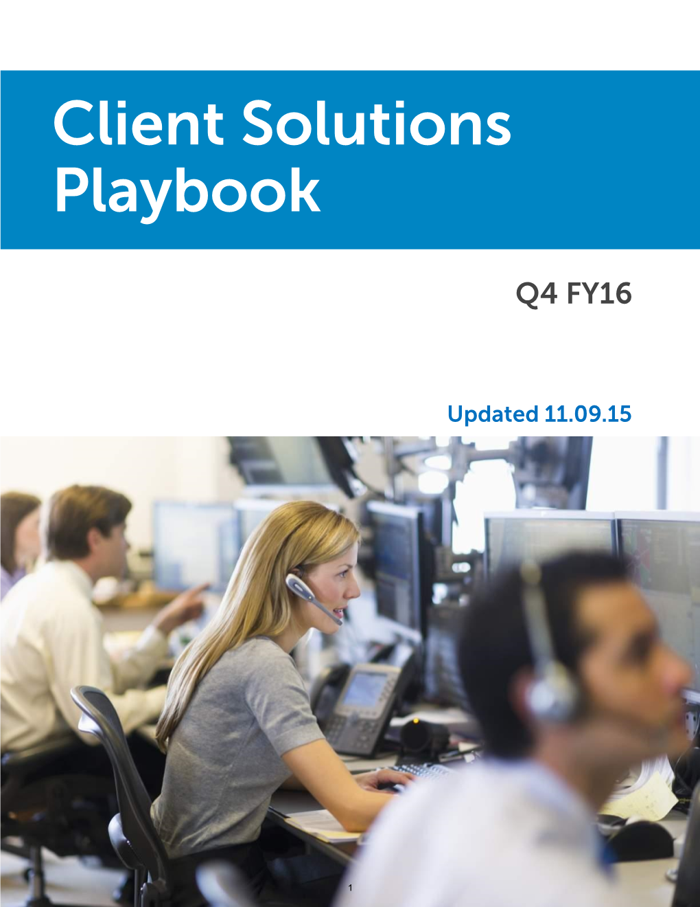 Client Solutions Playbook