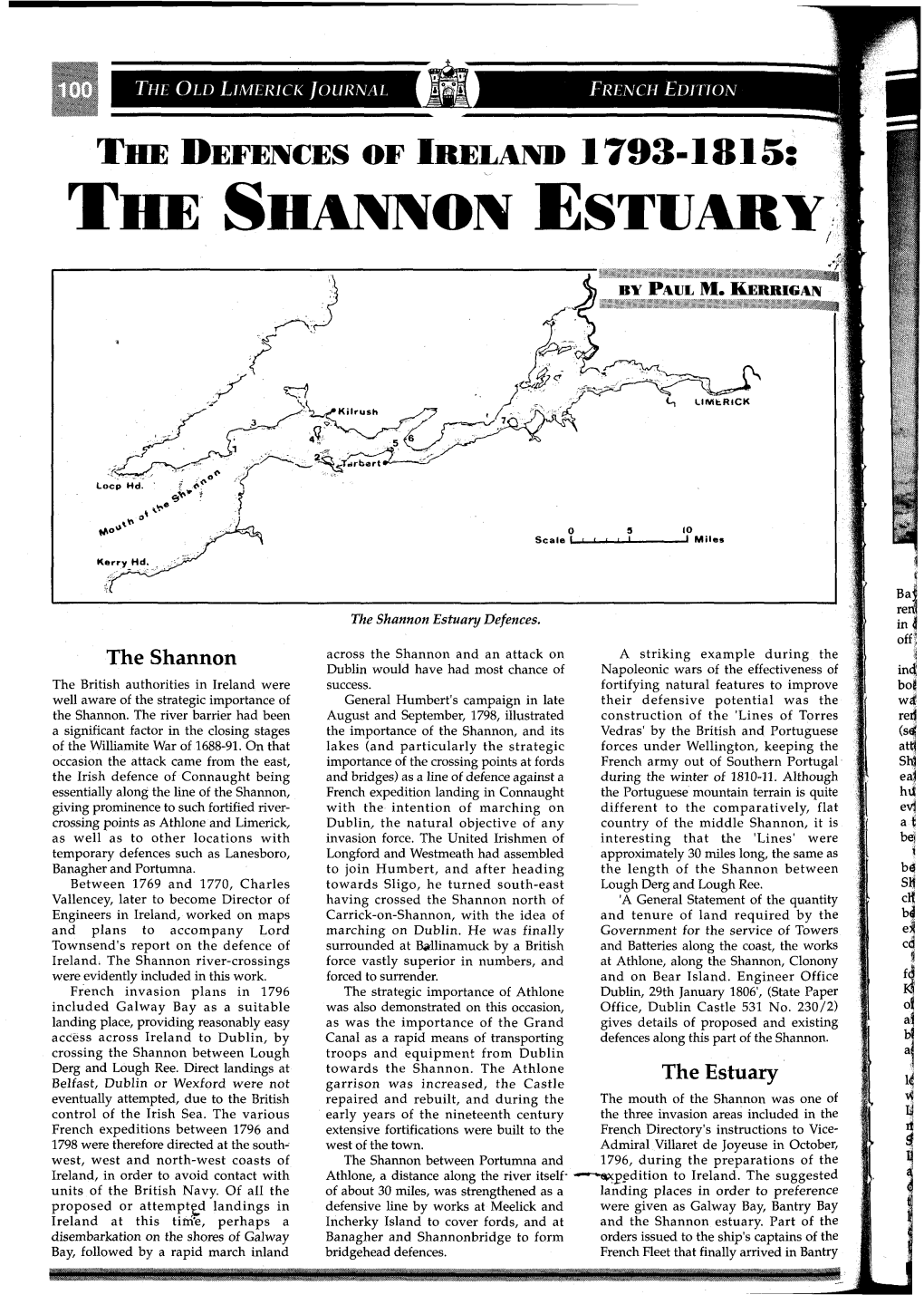 The Shannon Estua Y Defences