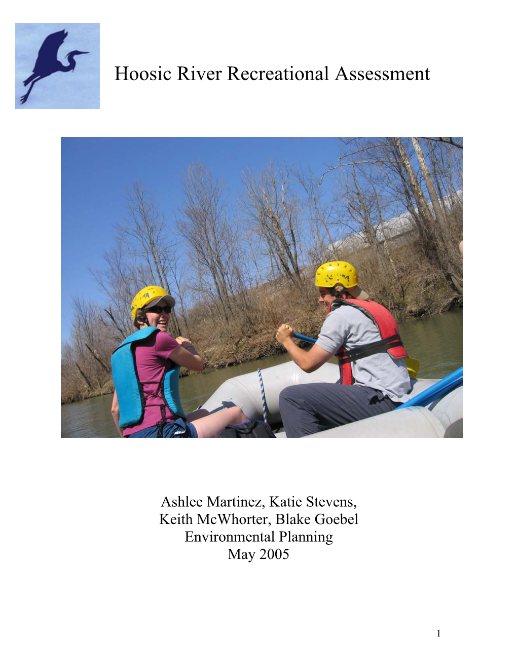 Hoosic River Recreational Assessment