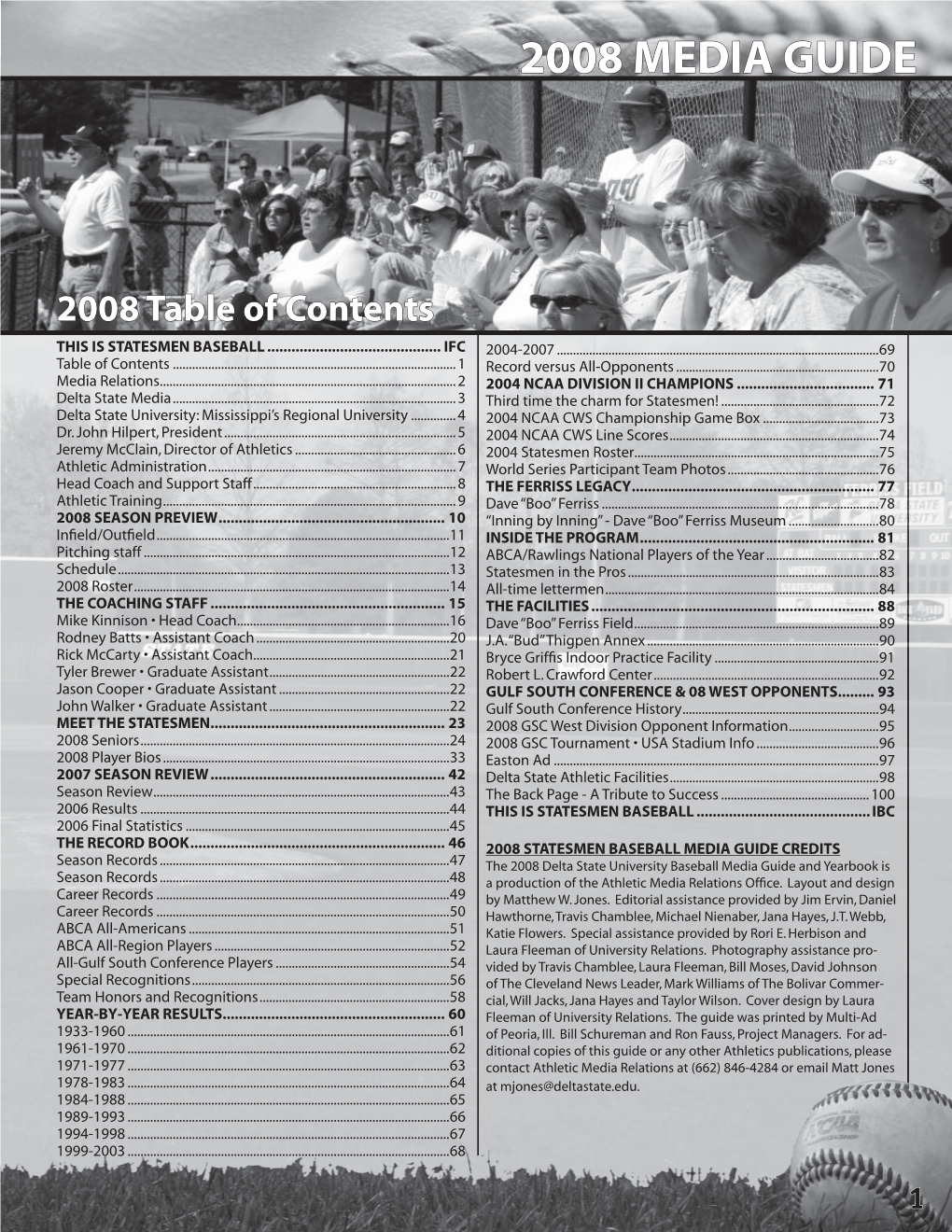 2008 Media Guide