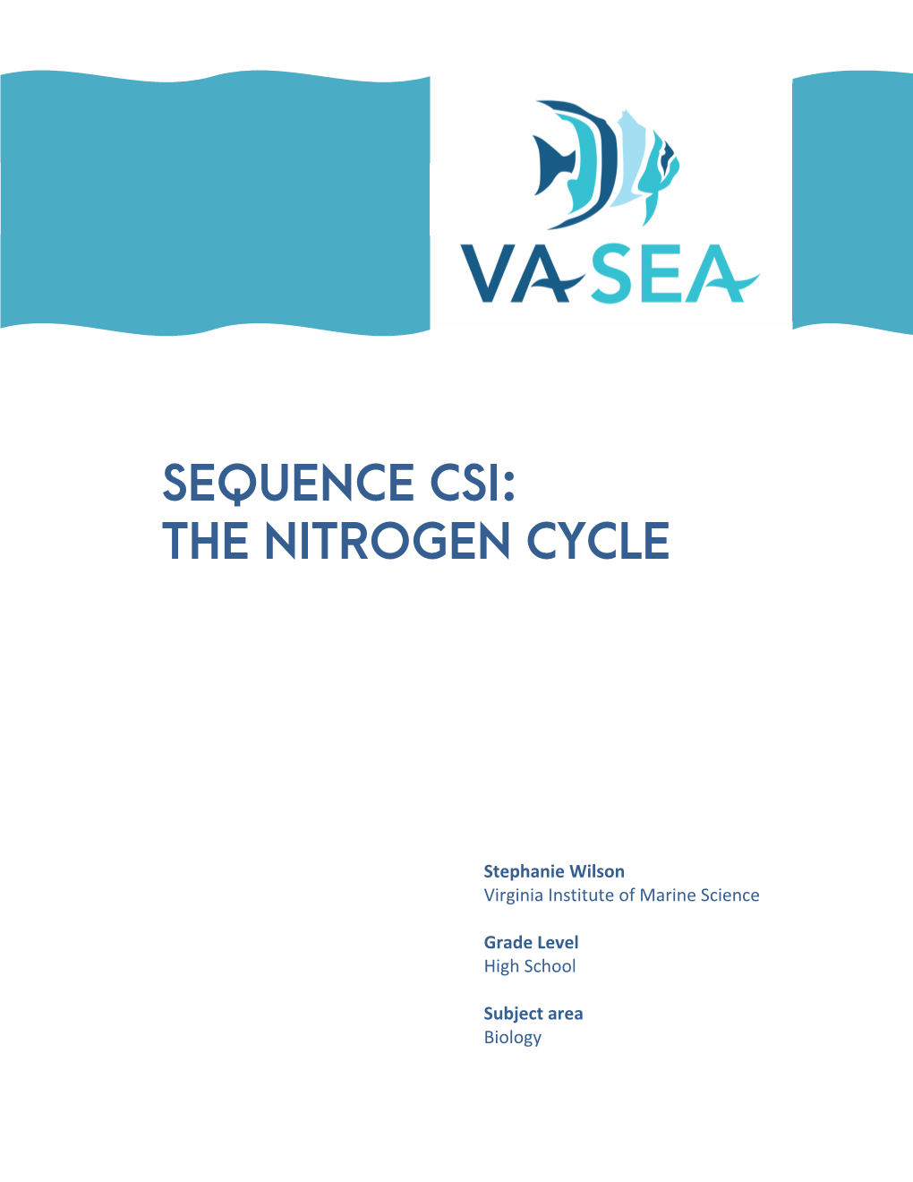 The Nitrogen Cycle