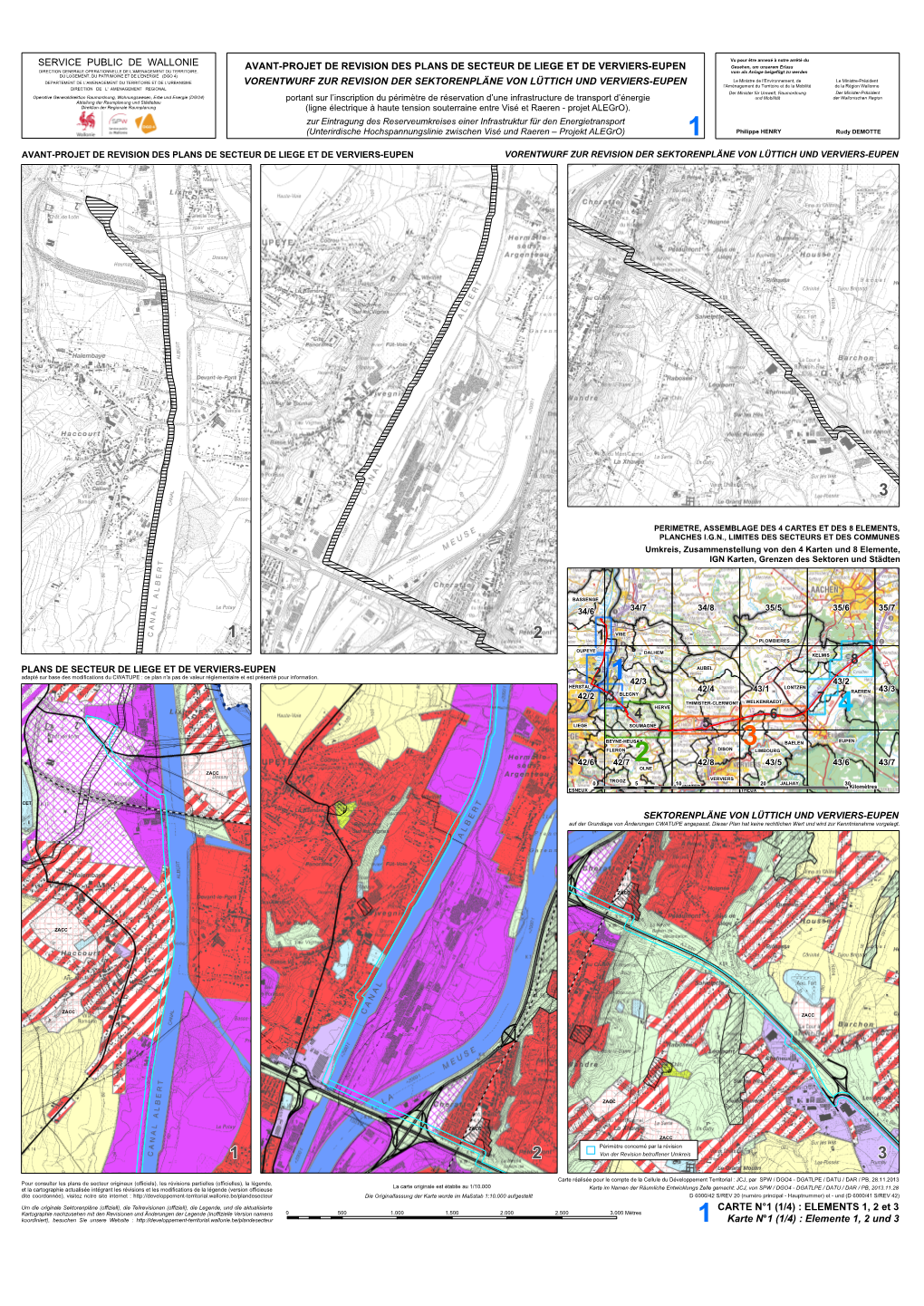 Avant-Projet De Revision Des Plans De Secteur De Liege Et De Verviers-Eupen