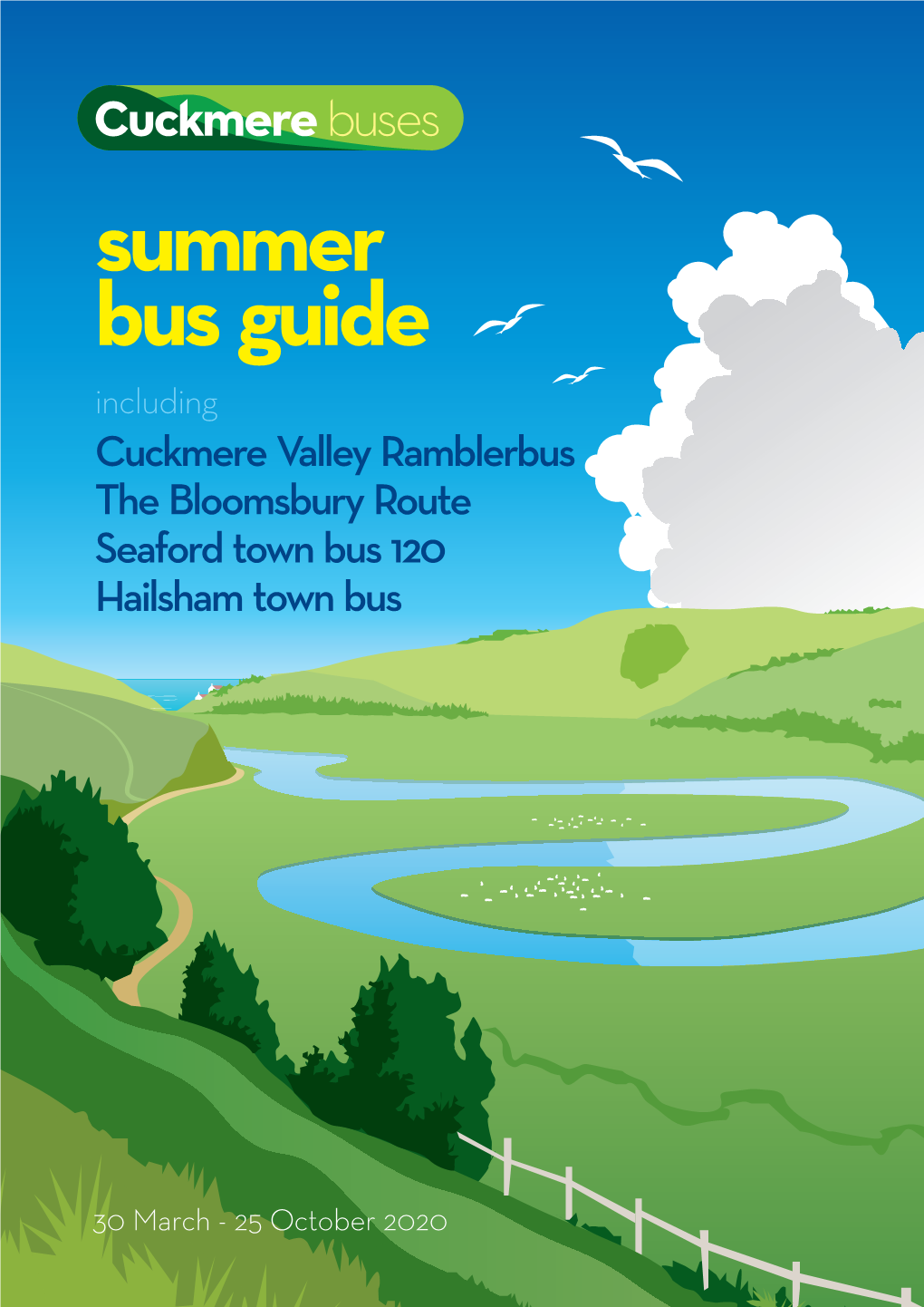 Summer Bus Guide Including Cuckmere Valley Ramblerbus the Bloomsbury Route Seaford Town Bus 120 Hailsham Town Bus