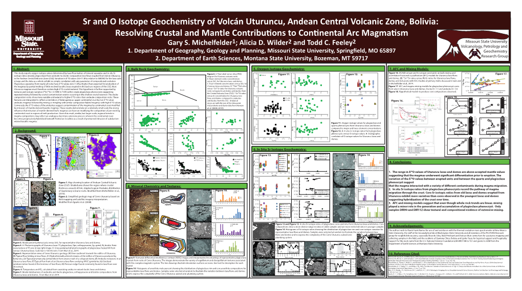 Sr and O Isotope Geochemistry of Volcán Uturuncu, Andean Central Volcanic Zone, Bolivia