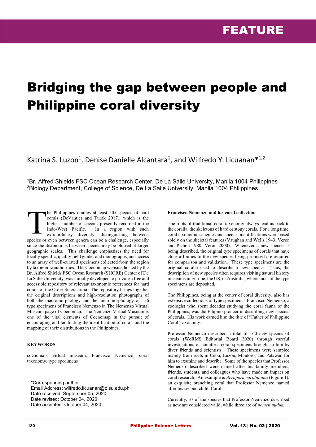 Bridging the Gap Between People and Philippine Coral Diversity