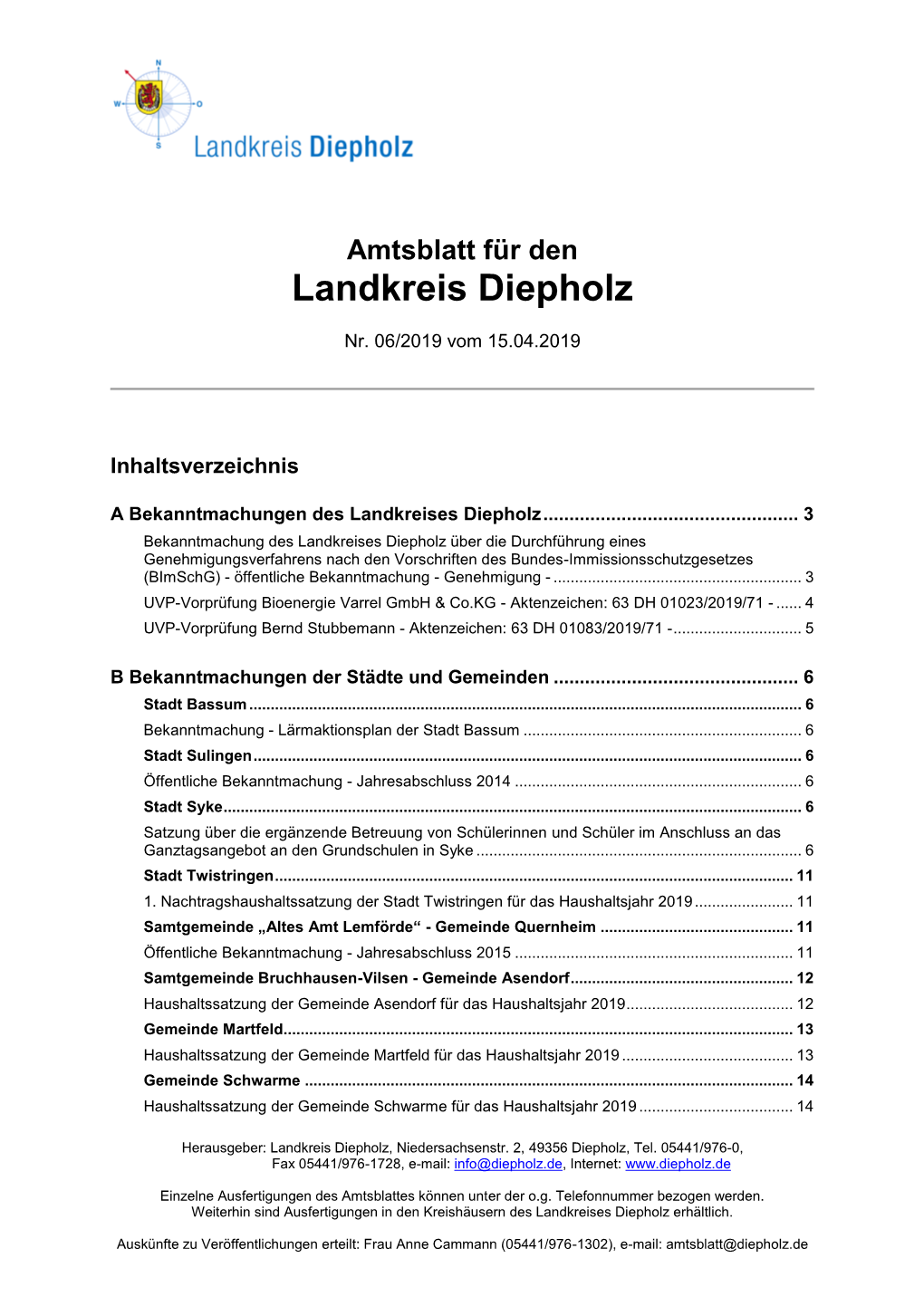 Amtsblatt 06/2019