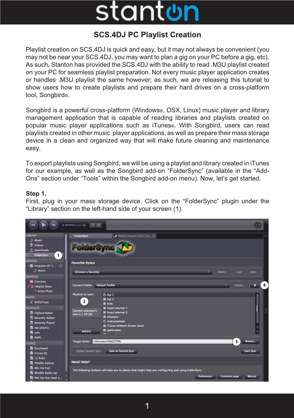 SCS.4DJ PC Playlist Creation