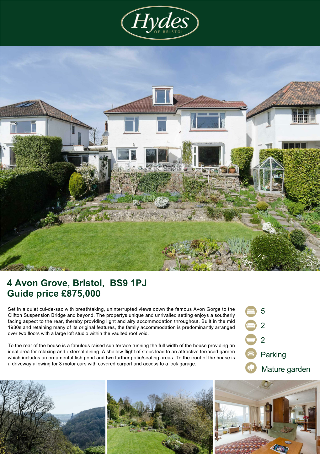 4 Avon Grove, Bristol, BS9 1PJ Guide Price £875000
