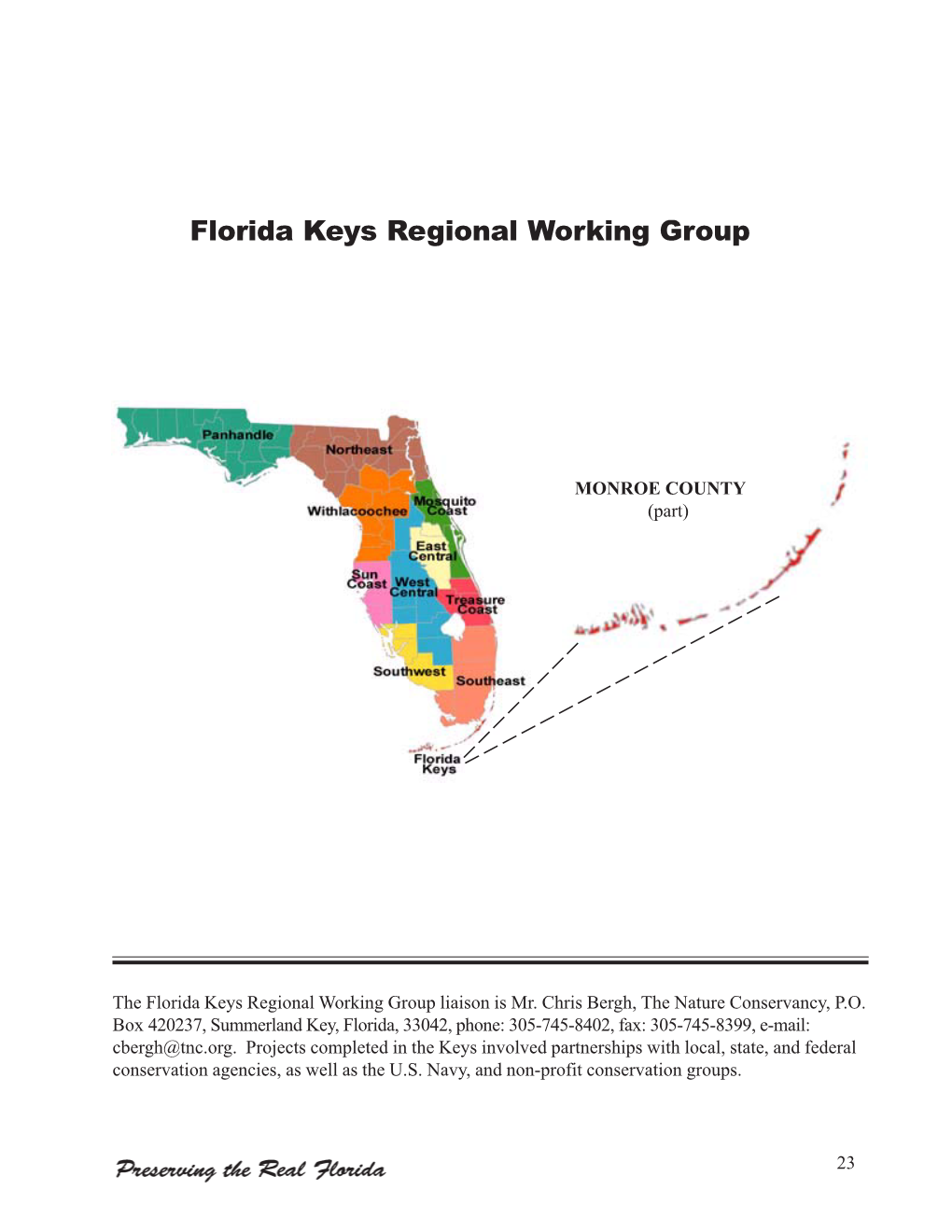 Florida Keys Regional Working Group