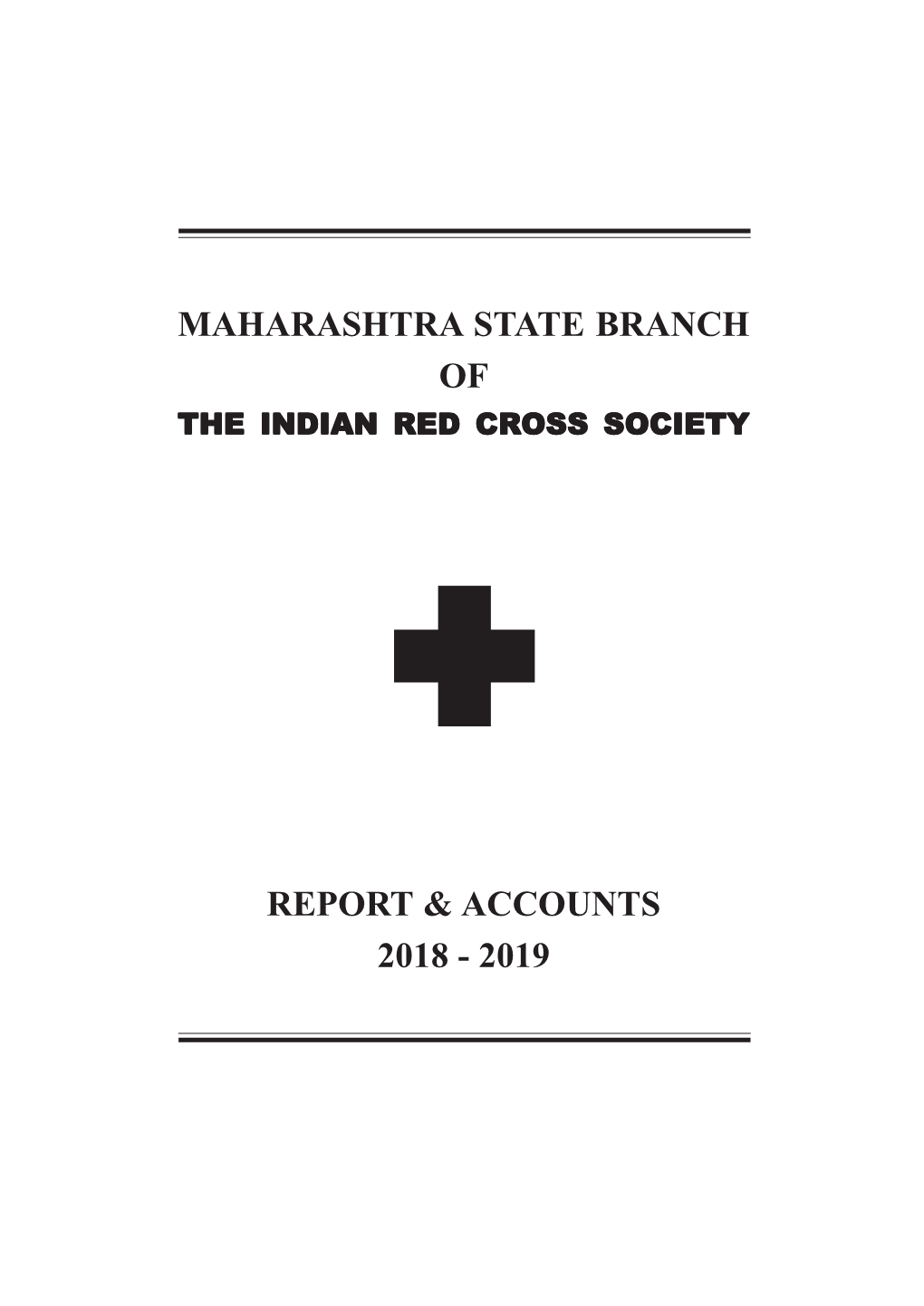 Maharashtra State Branch of Report & Accounts 2018