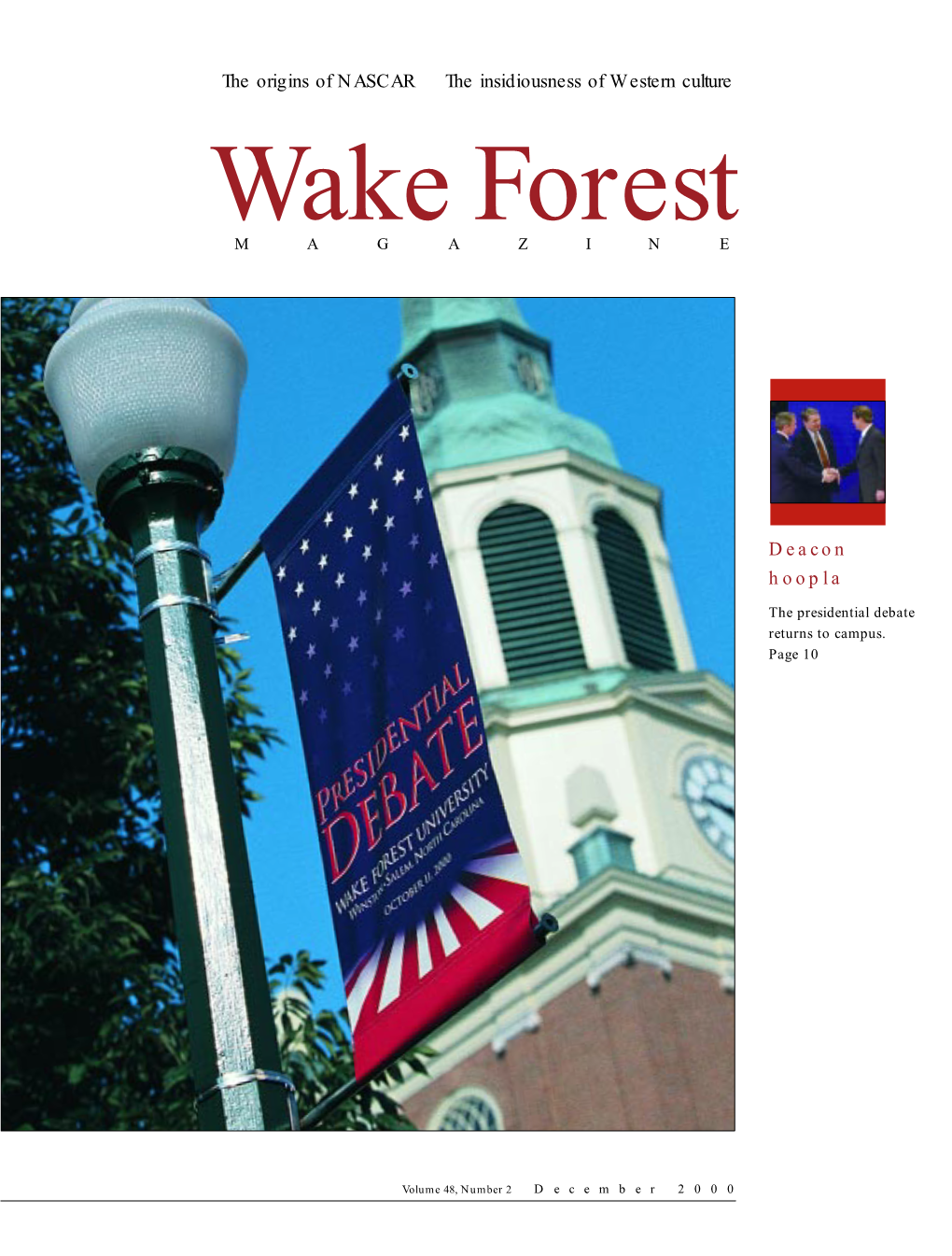Wake Forest Magazine December 2000