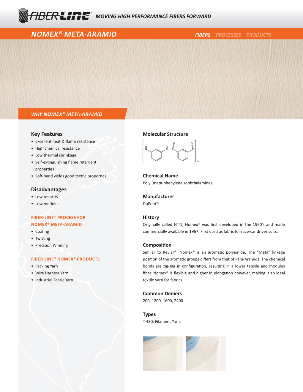 Nomex® Meta-Aramid Datasheet