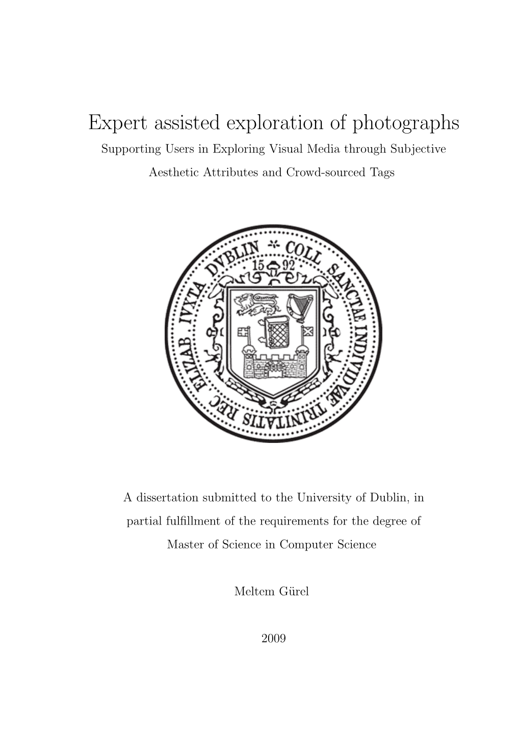 Expert Assisted Exploration of Photographs Supporting Users in Exploring Visual Media Through Subjective Aesthetic Attributes and Crowd-Sourced Tags