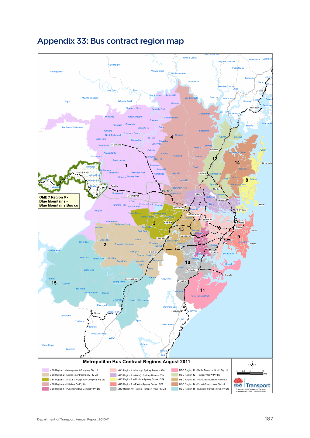 Appendix 33: Bus Contract Region