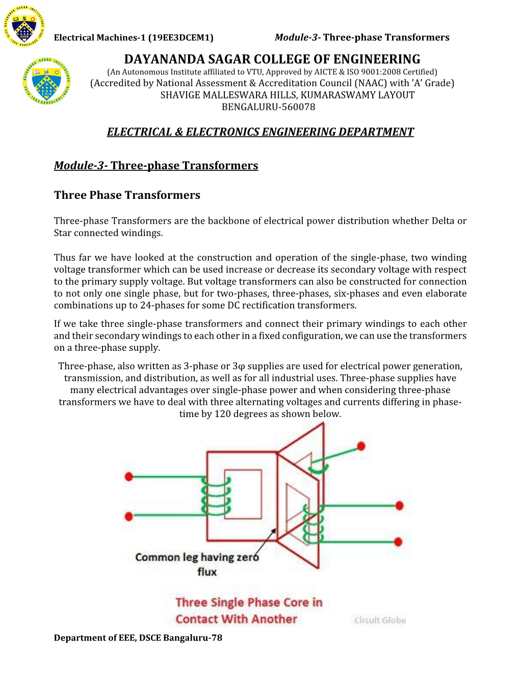 Module-3-Three-Phase Transformers