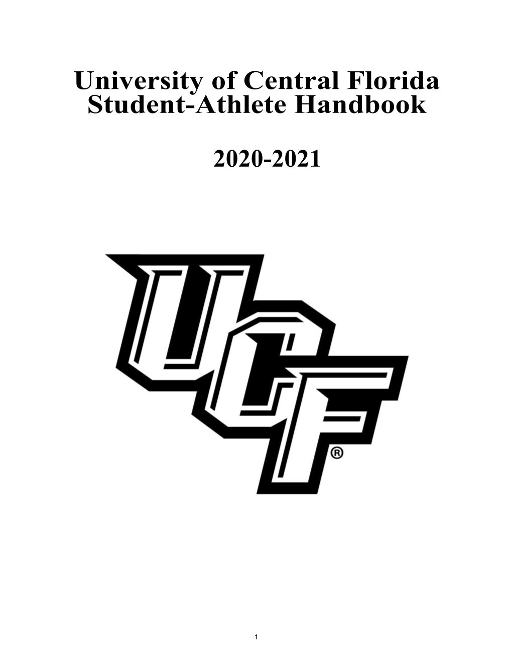 University of Central Florida Student-Athlete Handbook