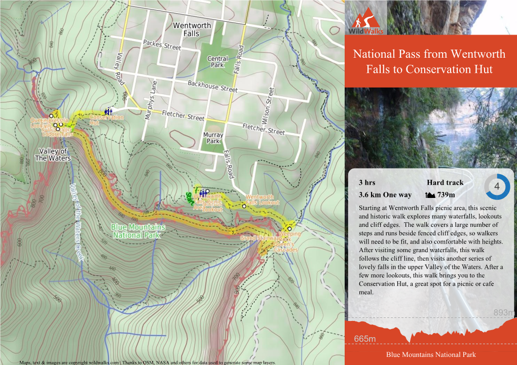 National Pass from Wentworth Falls to Conservation Hut