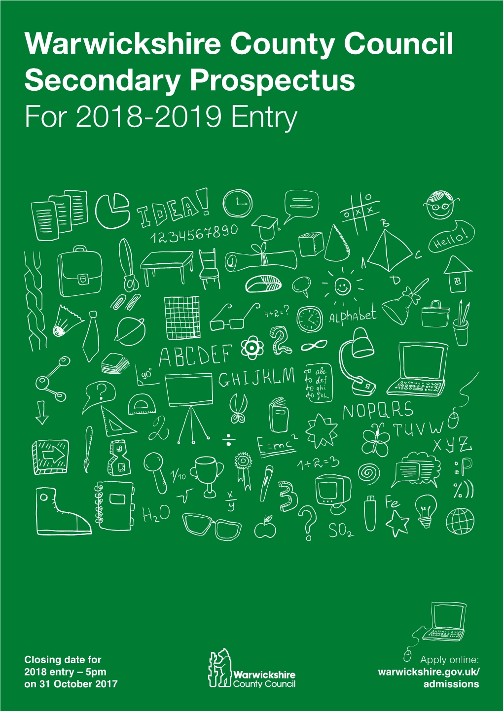 Warwickshire County Council Secondary Prospectus for 2018-2019 Entry