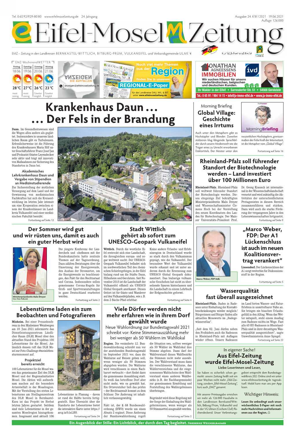 Krankenhaus Daun … … Der Fels in Der Brandung