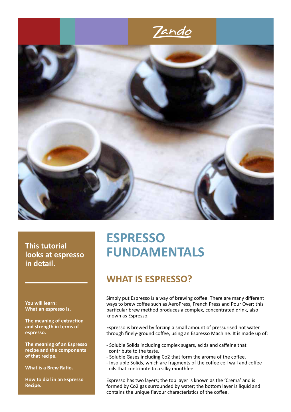 Espresso FUNDAMENTALS in Detail