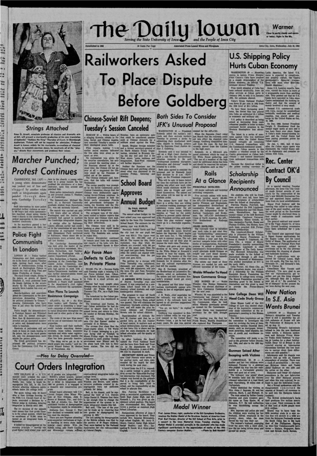 Daily Iowan (Iowa City, Iowa), 1963-07-10