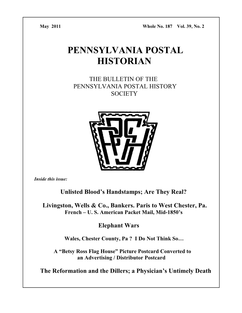 Pennsylvania Postal Historian