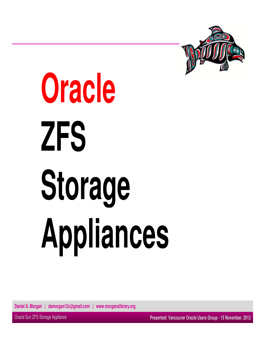 Oracle ZFS Storage Appliances