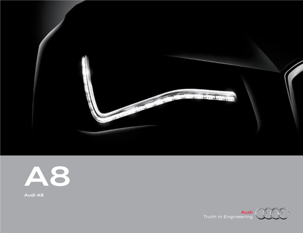 2014 Audi A8 Brochure