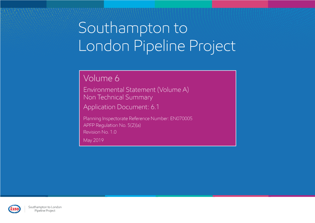 Southampton to London Pipeline Project