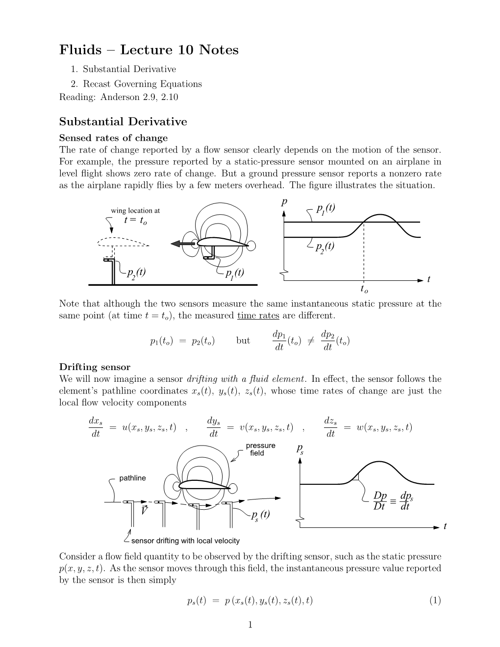 Fluids – Lecture 10 Notes 1