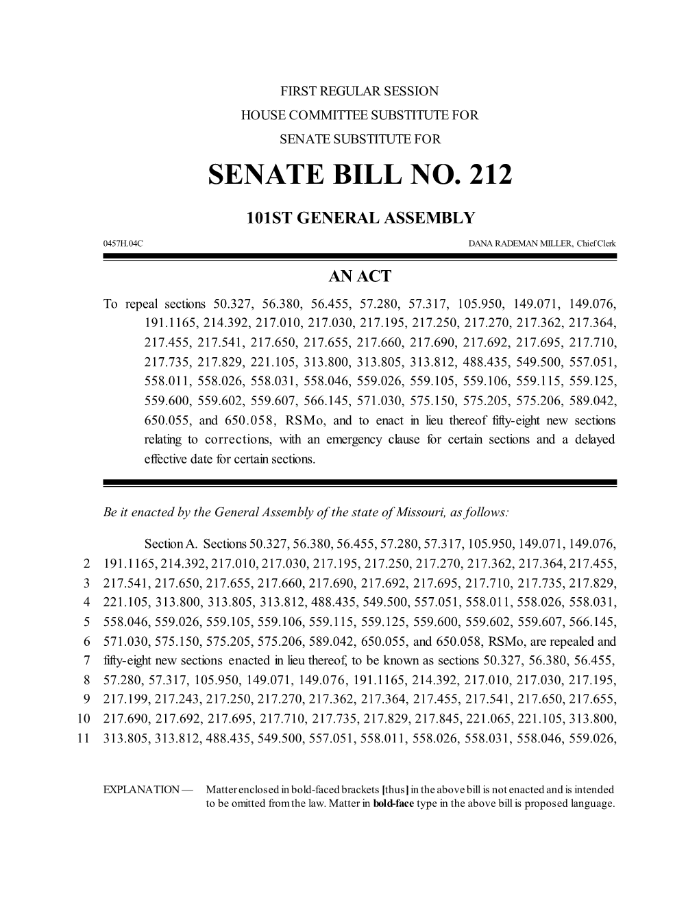 House Committee Substitute for Senate Substitute for Senate Bill No