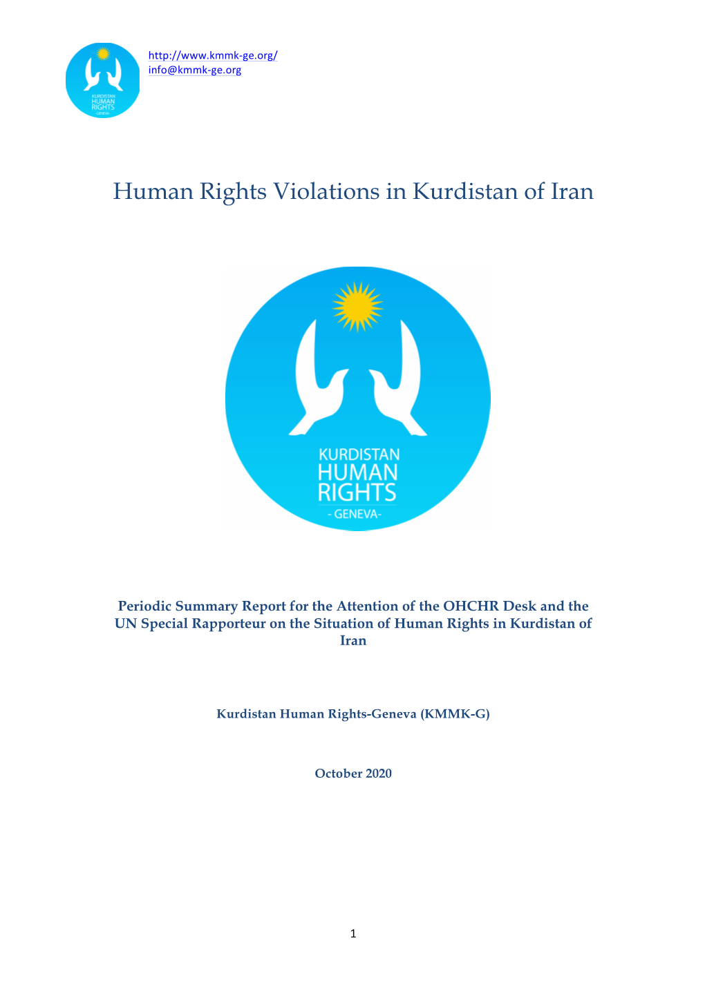 Human Rights Violations in Kurdistan of Iran