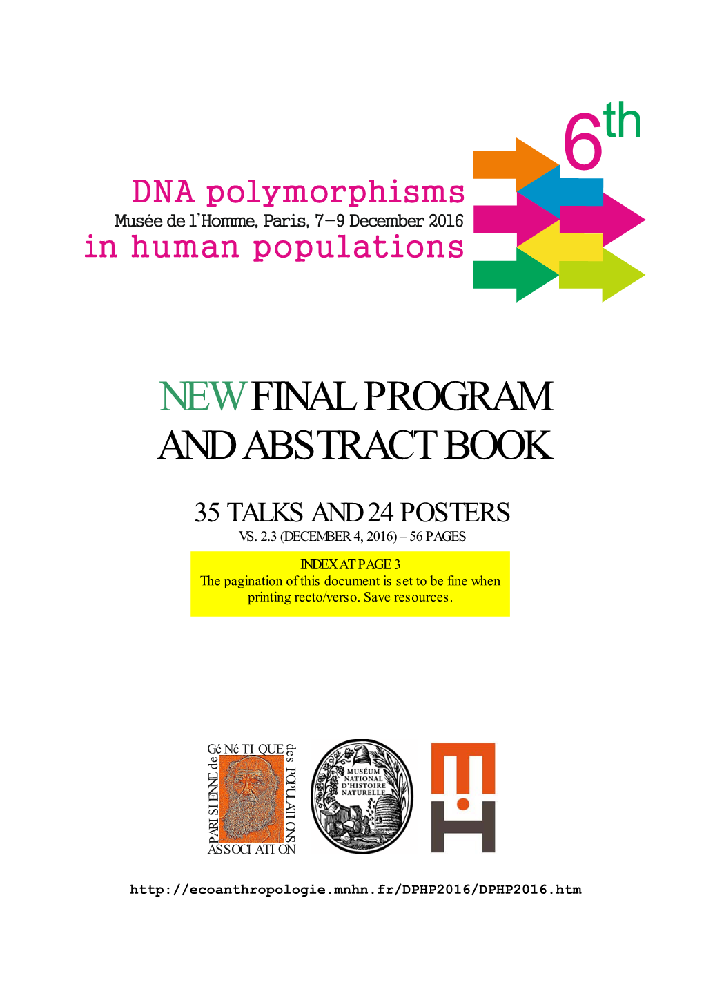 Final Program and Abstract Book Here (Pdf)