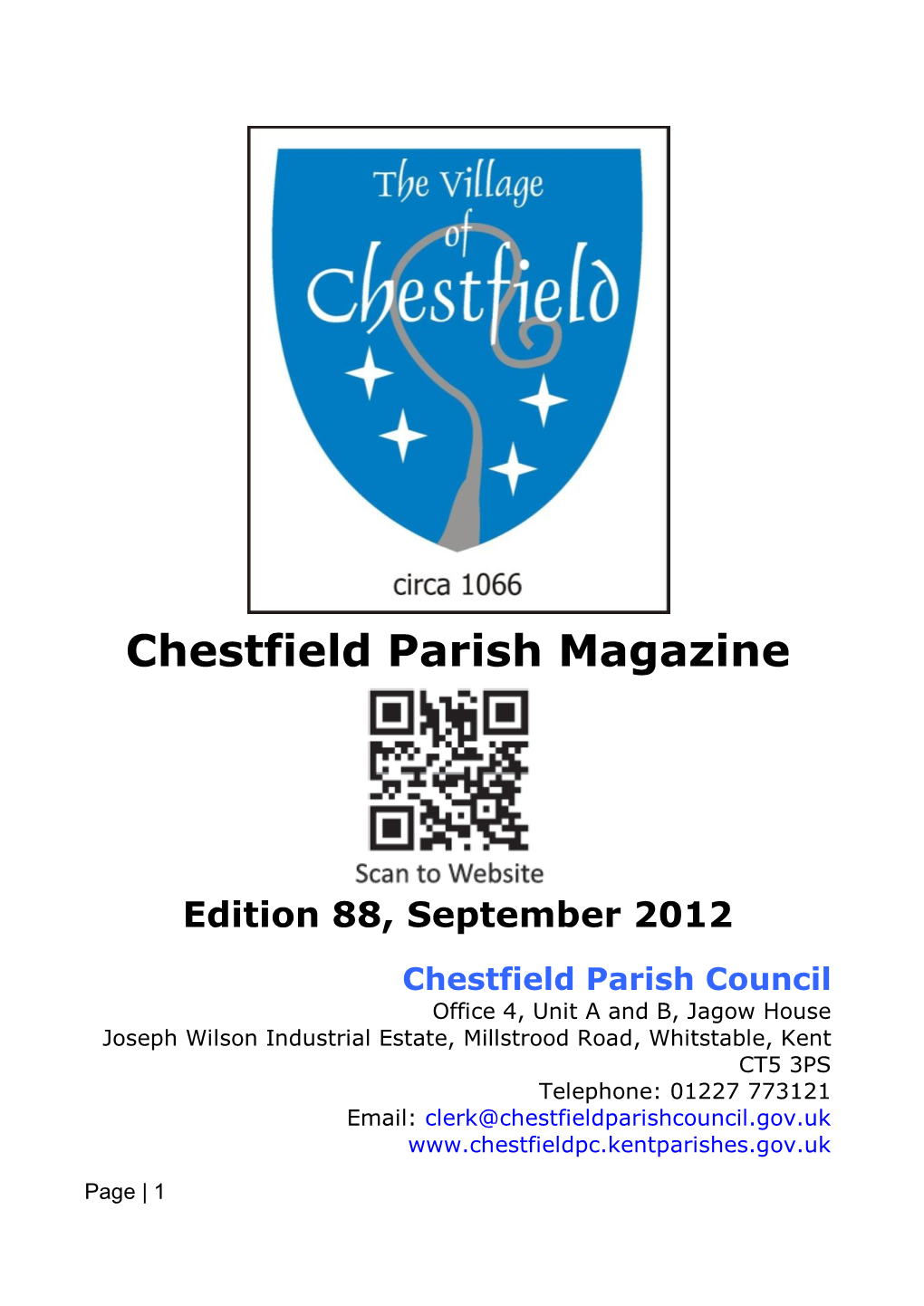 Chestfield Parish Magazine