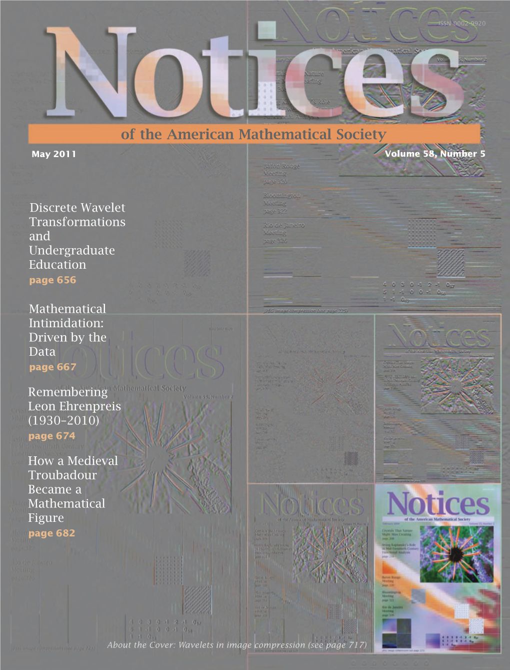 Notices of the American Mathematical Society May 2011 Communications