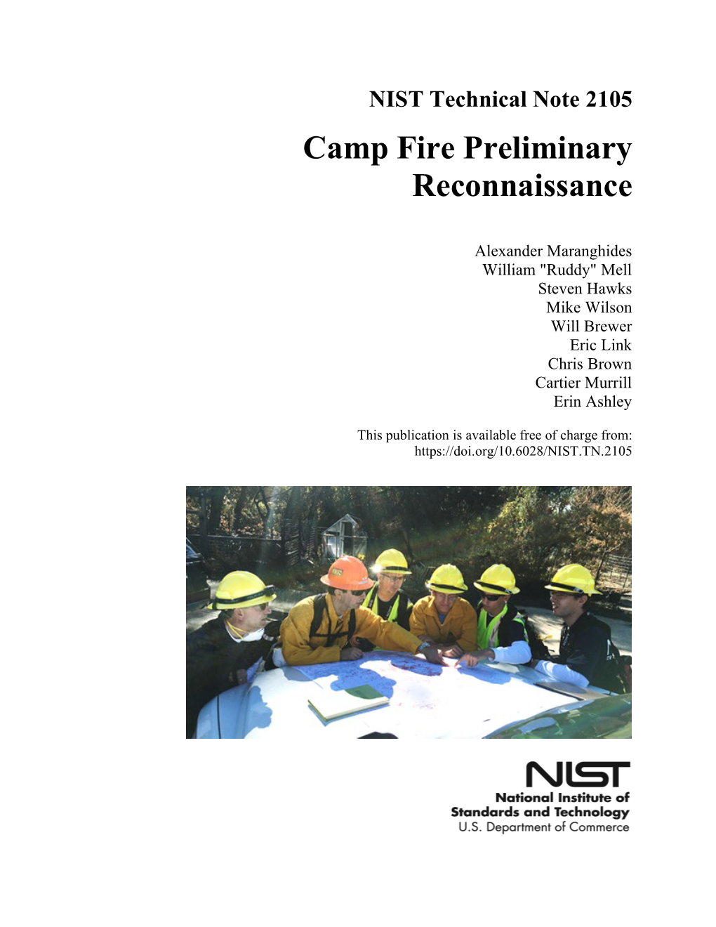 Camp Fire Preliminary Reconnaissance