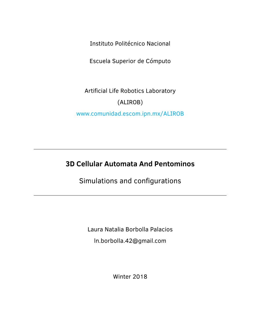 3D Cellular Automata and Pentominos