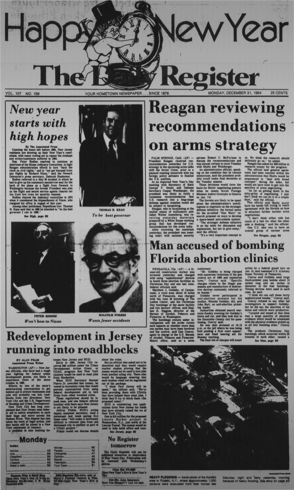 Reagan Reviewing Recommendations on Arms Strategy