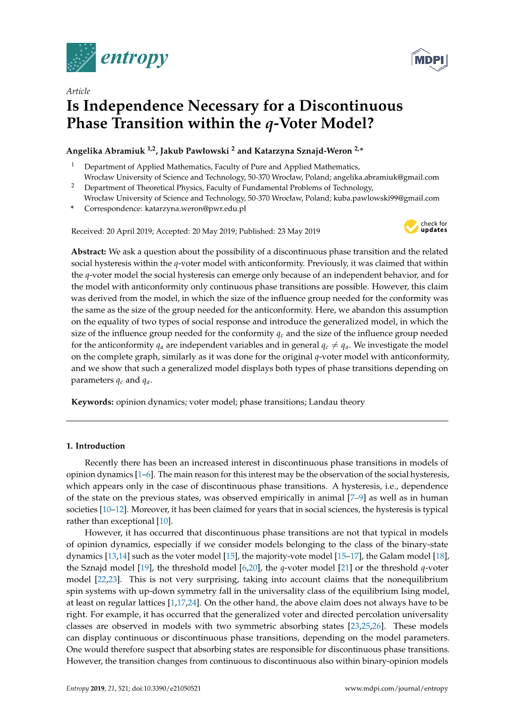 Is Independence Necessary for a Discontinuous Phase Transition Within the Q-Voter Model?