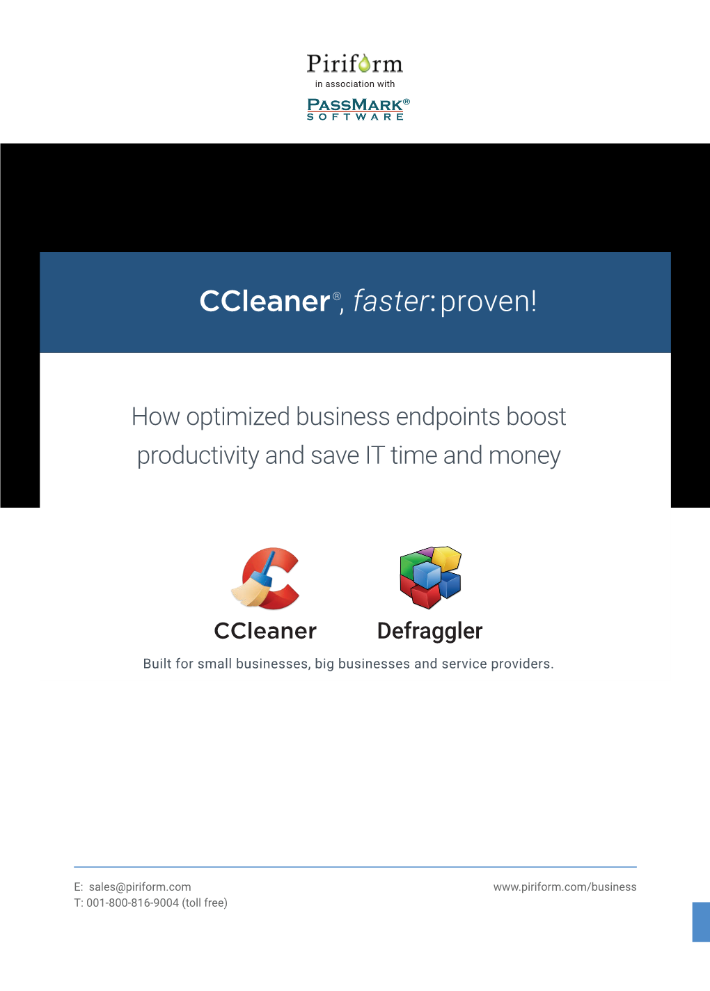 Ccleaner Business Passmark Report